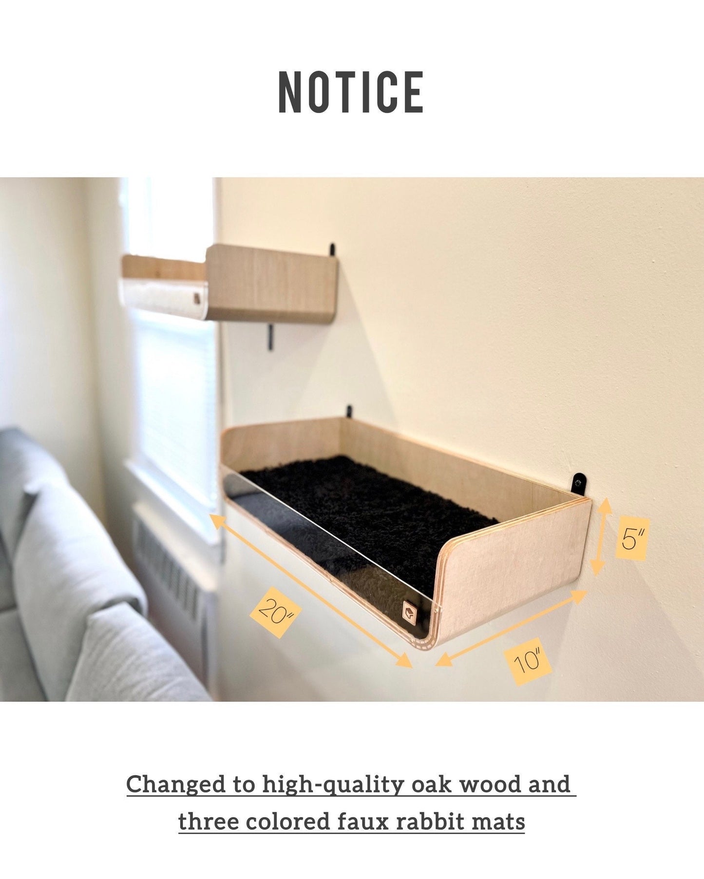 Modern Wall Cat Shelf _ Wall Cat Bed _ Cat Shelf _ Wall mounted cat bed _ Cat Perch _ Cat House _ Cat Climbing _ Cat Gift _ Cat Shelves