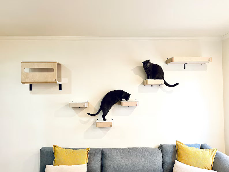 Wall Hidden Box _ Hide Out for Cats _ Cat Shelf _ Cat Hammock _ Cat Perch _ Cat House _ Wall Cat Bed